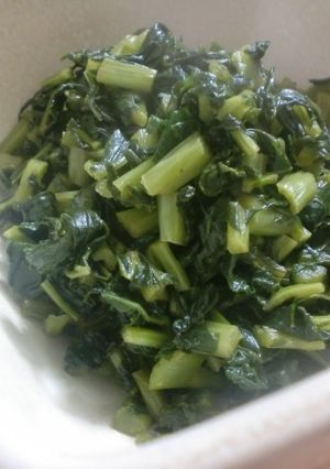 大根の葉の炒め物☆ご飯にかけて（＾ｕ＾）-レシピのメイン写真