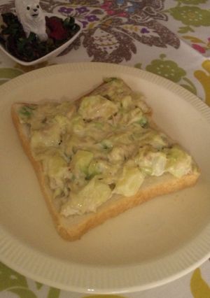 アボカドポテトサラダトースト-レシピのメイン写真