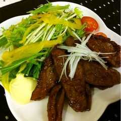 รูปของ ✿豚レバーの竜田揚げ♪甘辛マヨソース✿