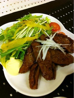 ✿豚レバーの竜田揚げ♪甘辛マヨソース✿-レシピのメイン写真