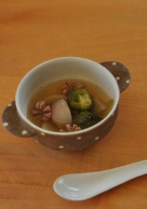 ウインナと芽キャベツのスープ-レシピのメイン写真