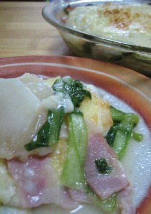 超簡単！カブまるごとグラタン-レシピのメイン写真