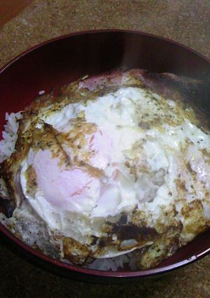 ベーコンエッグ丼-レシピのメイン写真