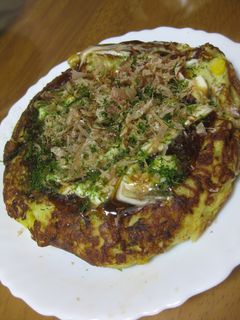 すりおろしじゃがいもでお好み焼き風♪-レシピのメイン写真
