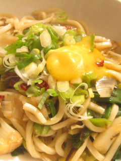 ネギと塩コンブで☆しっとり焼きうどん-レシピのメイン写真