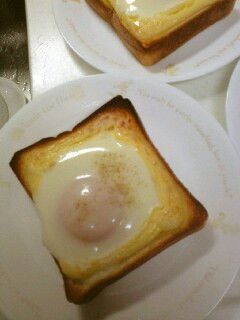 美味しい!目玉焼きトースト-レシピのメイン写真