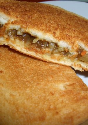 カレーホットサンド-レシピのメイン写真