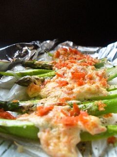アスパラの鮭マヨ焼き-レシピのメイン写真
