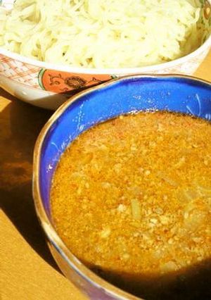 ピリ辛つけ麺-レシピのメイン写真