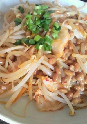 もやしキムチ納豆-レシピのメイン写真
