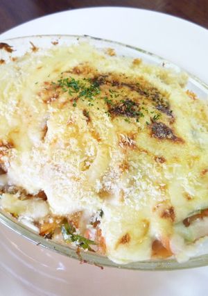 鮭とポテトのマヨグラタン(*^-ﾟ)v-レシピのメイン写真