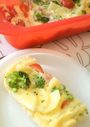 ☆ルクエで★スパニッシュオムレツ☆-レシピのメイン写真