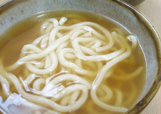 うちの 素うどん。 by Drako 【クックパッド】 簡単おいしいみんなの 