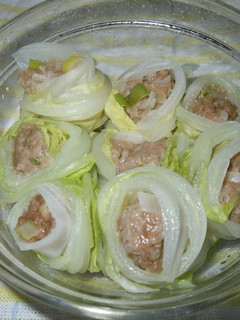 レンジで豚挽き肉の白菜巻きしゅうまい-レシピのメイン写真