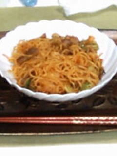 キムチ焼きそば-レシピのメイン写真