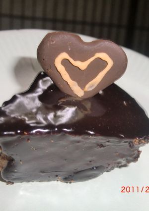 プレゼントに!チョコレートチーズケーキ-レシピのメイン写真