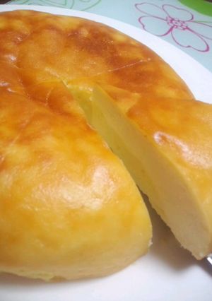 上出来!!簡単炊飯器チーズケーキ-レシピのメイン写真
