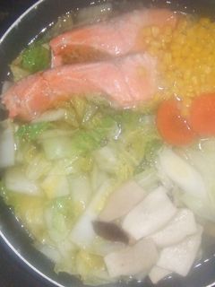 ♪あっさり♪塩バター鍋-レシピのメイン写真