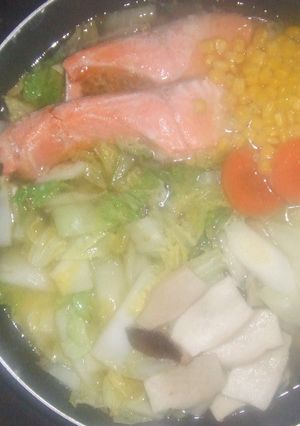 ♪あっさり♪塩バター鍋-レシピのメイン写真