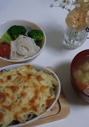 きのこごはんdeドリア-レシピのメイン写真