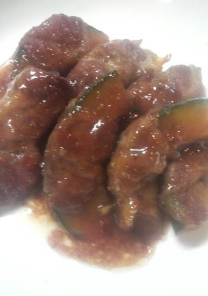 ご飯がすすむ！かぼちゃの肉巻き-レシピのメイン写真
