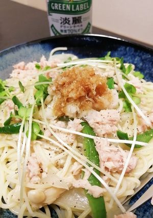 大根おろしとツナの和風スパゲティ-レシピのメイン写真
