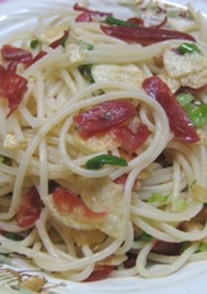 ポテチとカルパスのパスタ-レシピのメイン写真