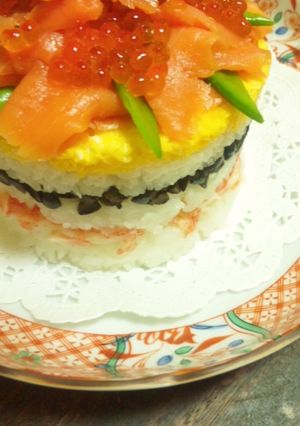 洋風♪お寿司ケーキ-レシピのメイン写真
