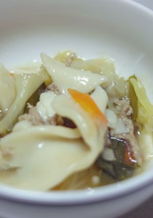 餃子？スープ-レシピのメイン写真