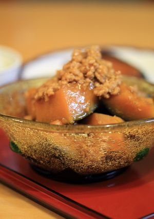 かぼちゃのそぼろあんかけ-レシピのメイン写真