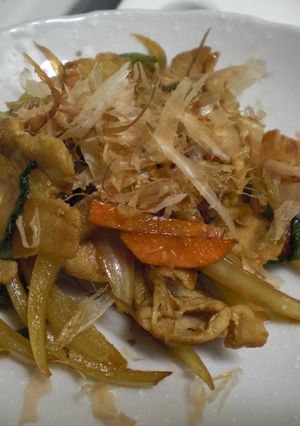 大葉とおかかが決め手☆ポン酢野菜炒め-レシピのメイン写真