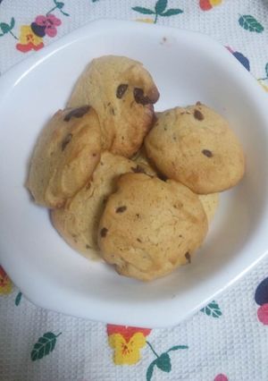 スプーンで作れる簡単チョコチップクッキー-レシピのメイン写真