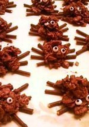 ハロウィンに！ チョコ☆スパイダー-レシピのメイン写真