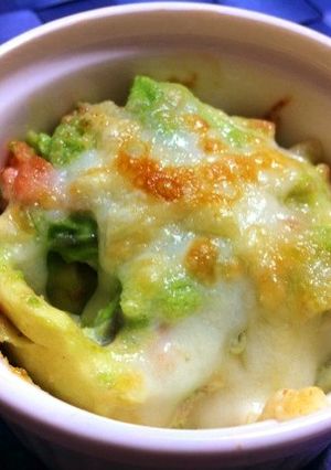 アボカドと焼さけあらほぐしのチーズ焼き-レシピのメイン写真