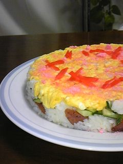 お手軽ケーキちらし寿司-レシピのメイン写真