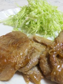 しょうが焼き風豚炒めww-レシピのメイン写真