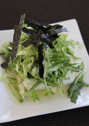 ゆずこしょうドレッシングで冷や奴サラダ-レシピのメイン写真