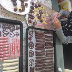 รูปของ 春巻きの皮でチョコスティック♪