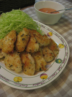 鶏むね肉で★こんがりパン粉焼き-レシピのメイン写真