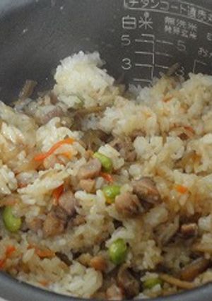 鶏ごぼうご飯-レシピのメイン写真