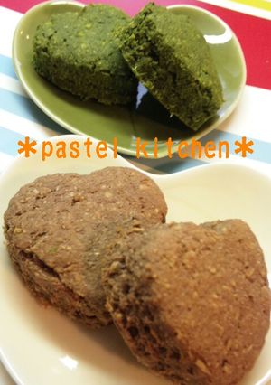＊おからで抹茶ｸｯｷｰ＆ｺｺｱｸｯｷｰ＊-レシピのメイン写真