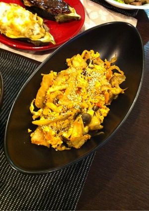 キムチキノコのほろほろ卵炒め-レシピのメイン写真