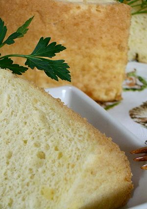 えのき茸が入ったシフォンケーキ-レシピのメイン写真