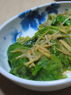 我が家の中華✿レタスの温野菜風-レシピのメイン写真
