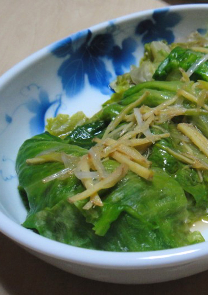 我が家の中華✿レタスの温野菜風-レシピのメイン写真