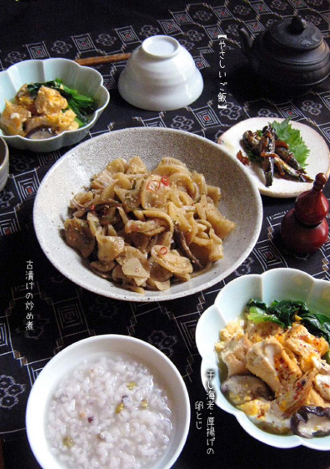 やさしいご飯【古漬けの炊いたん】リメイク-レシピのメイン写真