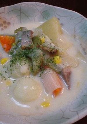 鴨ロースとピコロスのこってりシチュー-レシピのメイン写真