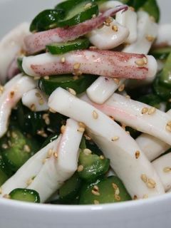 いかときゅうり酢の物-レシピのメイン写真