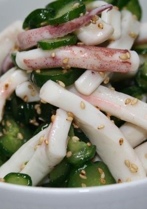 いかときゅうり酢の物-レシピのメイン写真