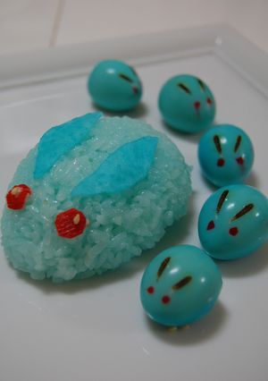 碧いうさぎ～♬♫ ～♫♬おにぎり-レシピのメイン写真